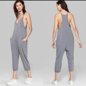 Wild Fable target gray women’s sleeveless jumpsuit small